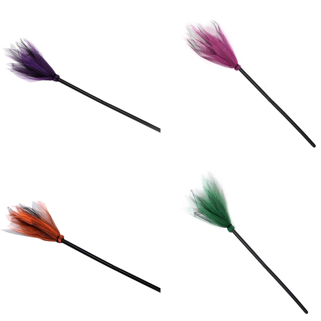 New Halloween Versatile Broom Decorative Prop For Spooky Party Celebrations Festivities And