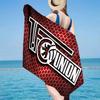 1 Stück Union Fußball-Emblem Strandtuch - Weiche, Saugfähige Mikrofaser, Leicht, Ideal für den Strand, Partys, Reisen, Camping, Geschenke für Fans