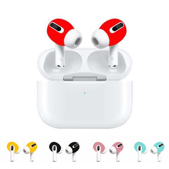 1 Pair Earphone Cover Anti-scratch Dust-proof Lightweight Silicone Ear Tips Cap Replacement for Airpods Pro