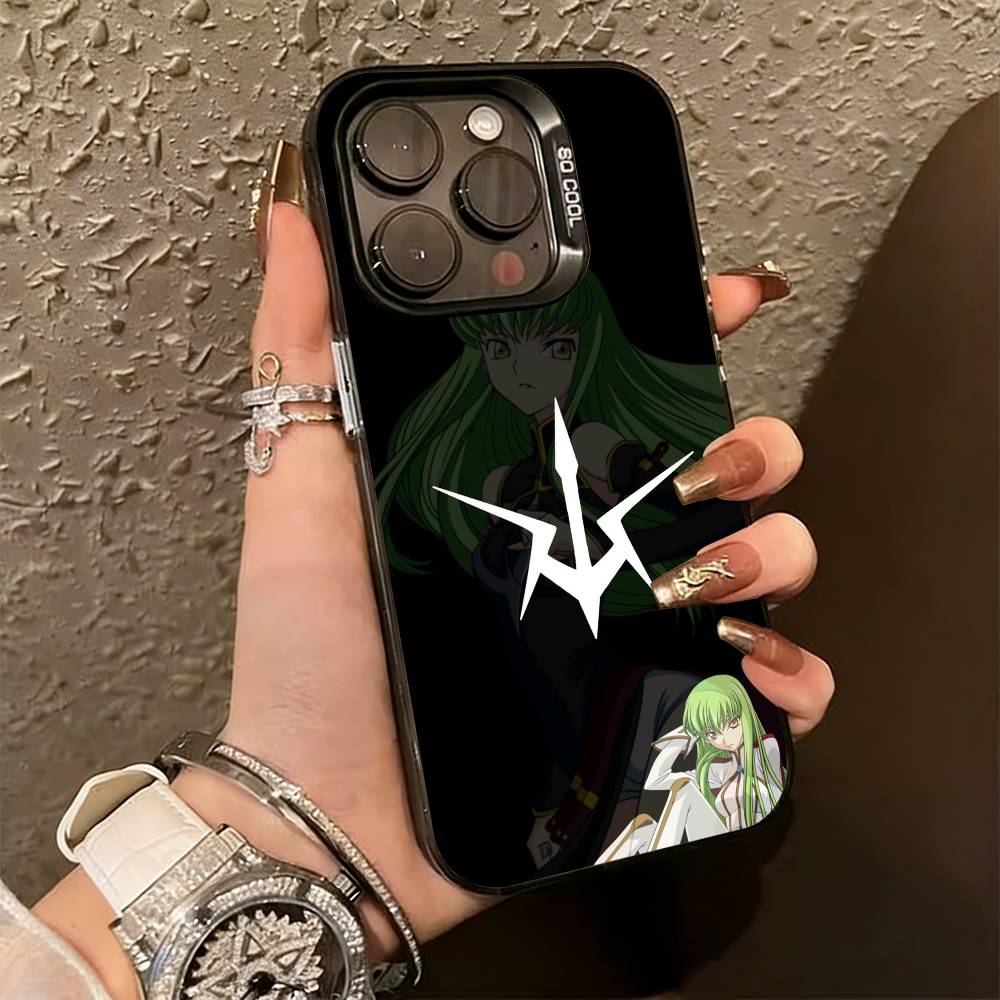 

Чехол для телефона Geass L-Лэлуш Восстания R Для iPhone 17,16,15,14,13,12,11 Plus,Pro Max,XS,Цветной Серебряный Покрытый Внутренний Чехол iPhone15