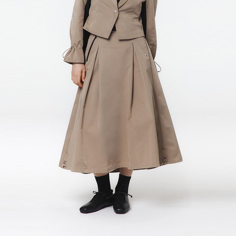 OFFROAD Women'S Tailored Setup Skirt (Beige)_5Lb1831