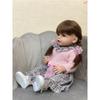 55CM Weiche Silikon Ganzkörper Reborn Puppe Bebe Reborn Reallista Lebensechte Baby Puppe Neugeborene Mädchen Geschenk