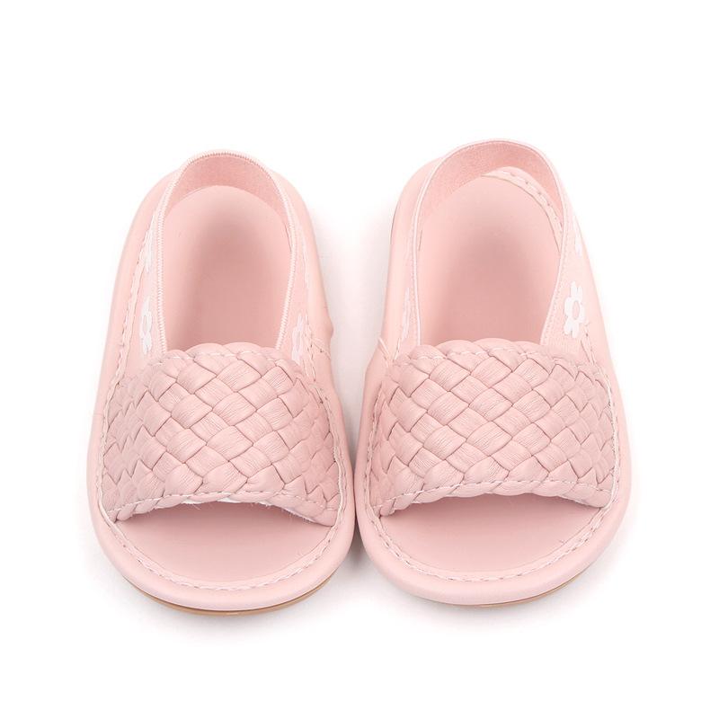 Baby Girls Sandals Ruffle Bowknot Premium Soft Sole Anti-Slip Open Toe Breathable Summer Outdoor First Walker Shoes Baby Sandals