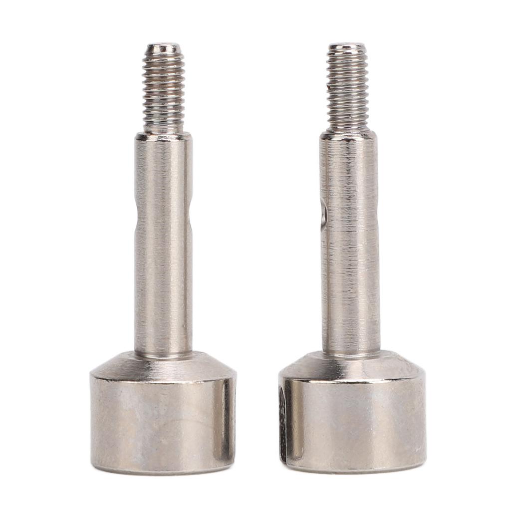2pcs RC Rear Wheel Axle Cups for WLTOYS 124008 124010 Remote Control Car Metal Wheel Stub Axle Shaft
