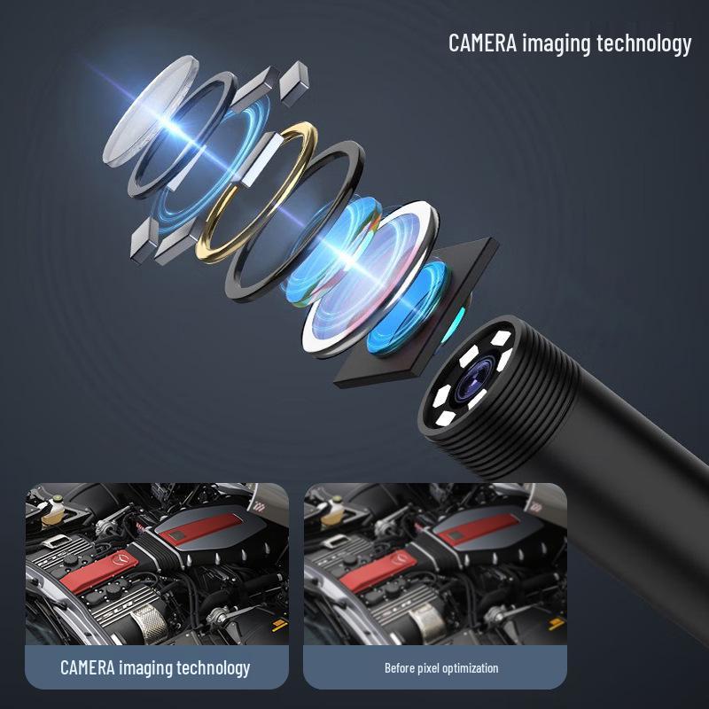Apple & Android-Compatible Waterproof HD Endoscope Camera