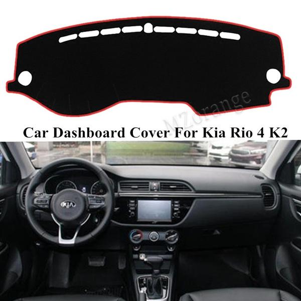 

RU LHD чехол для приборной панели автомобиля для KIA RIO 4 K2 2017 2018, чехол для приборной панели, коврик для приборной панели, коврик для приборной панели, козырек от солнца, чехол для приборной панели, ковер