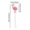 Flamingo Garden Stake Light Ornament Yard Decoration Lawn for Outside Pathway