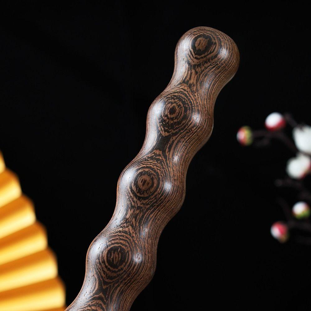 Body Shaping Chicken Wing Wood Massage Stick Relaxation Muscle Wooden Massage Roller Yoga