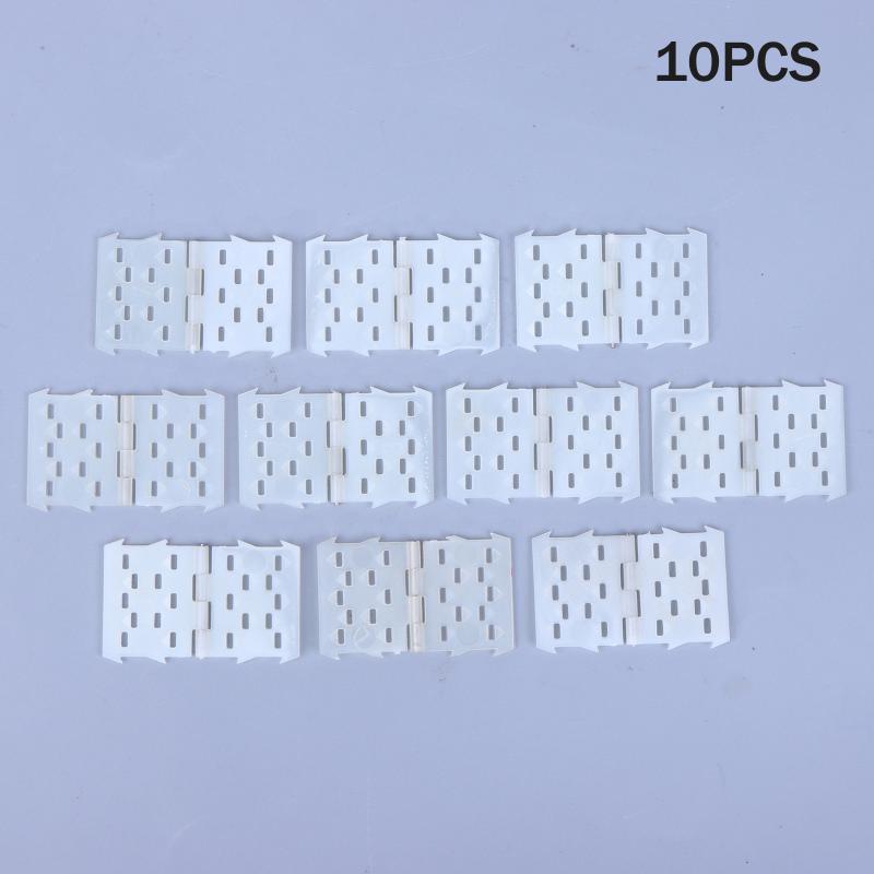

10Pcs Aileron Hinges For Rc Model Plane Wings Nylon Pinned Hinges For Rc Model Plane Wings /Tails Plastic Pinned Hinges