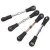 4pcs Adjustable Steering Tie Rod Linkage Replacement Accessory for 110 RC Off Road Vehicle