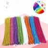 100pcs Chenille Colorful Stems Diy Craft Material Kit Kids Skill Development Toy