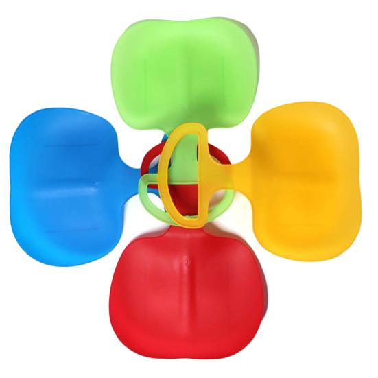 2Pcs/Set Snow Sled Board Anti-skid Design Stable Base Handle Design Children Snow Sled