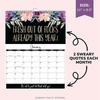 2024 Calendar For Tired-Ass Women,Wall Hanging Planners for Office,Funny Gifts