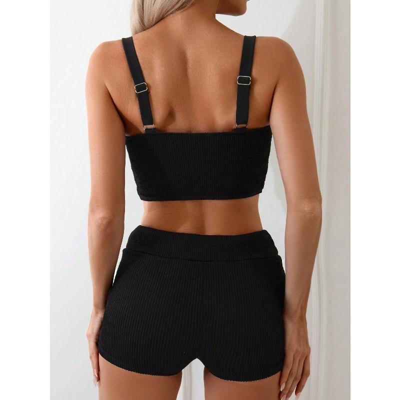 Bikini 2026 New European and American Lace-up Swimsuit Women's High-end Beach Spa Swimsuit Conservative