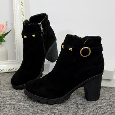 Mode 2025 Neue Frühling Winter Damenstiefel Hohe Qualität Schnürstiefel Europäische Damenschuhe Damen Hohe Absätze Damen Schnelle Lieferung Stiefel
