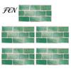 Waterproof Wall Decals for Kitchen 5Pcs Vintage Brick Tile Stickers, Oil?Proof Wallpaper, Peel Oil Proof Stickers Bathroom & Stick Backsplash Living