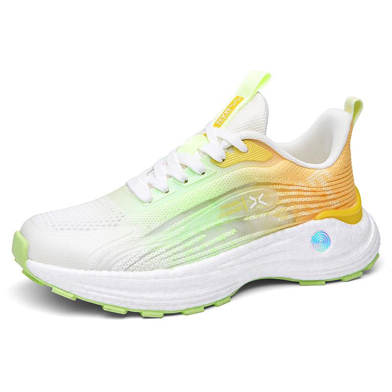 Running Shoes 2025 Summer New Breathable Mesh Casual Shoes Soft Sole Light Shock Absorption Versatile Couple Sports Shoes