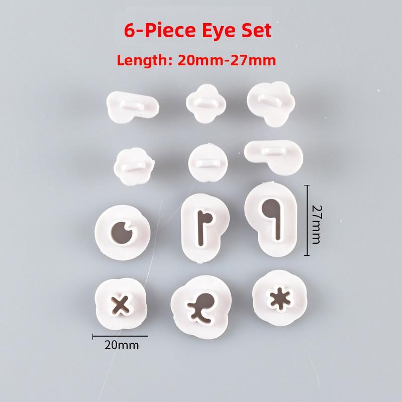 Children s DIY Handmade Plastic Eyes Brows Molds Bakery Utensils Cartoon Sle Kitchen Tools for Baking And Cooking