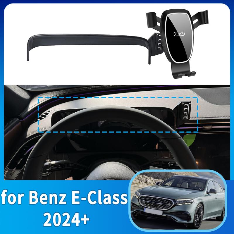 Adatto per Mercedes-Benz Classe E 2024 2025 Classe E W214 Porta Telefono per Auto, Staffa di Montaggio per Schermo Cruscotto Facile Installazione