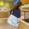 New Korean Version Shoulder Bag Women's Bag Nylon Light Casual Trendy Handbag Large Capacity Student Messenger Bag