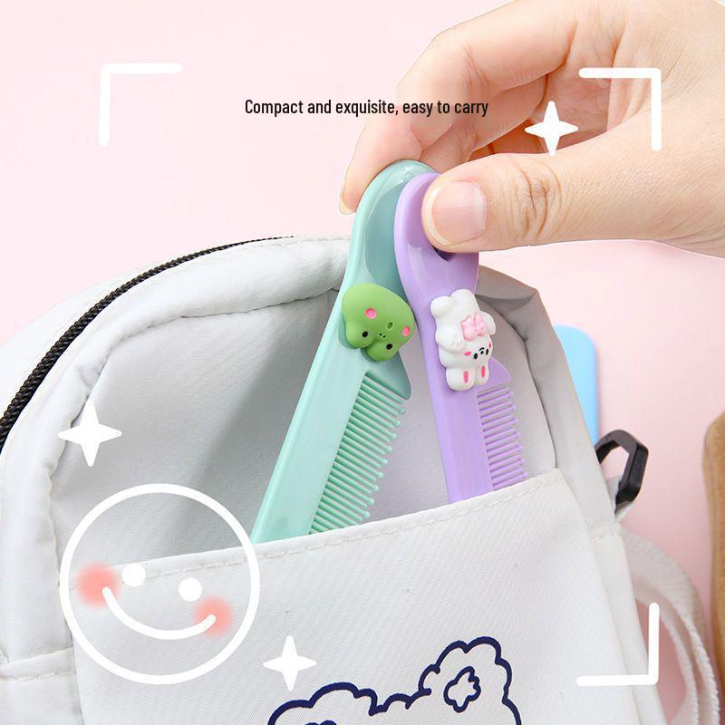 Cute Baby Massage Comb for Infants & Toddlers (0-3 Years) - Portable Hair Care Tool