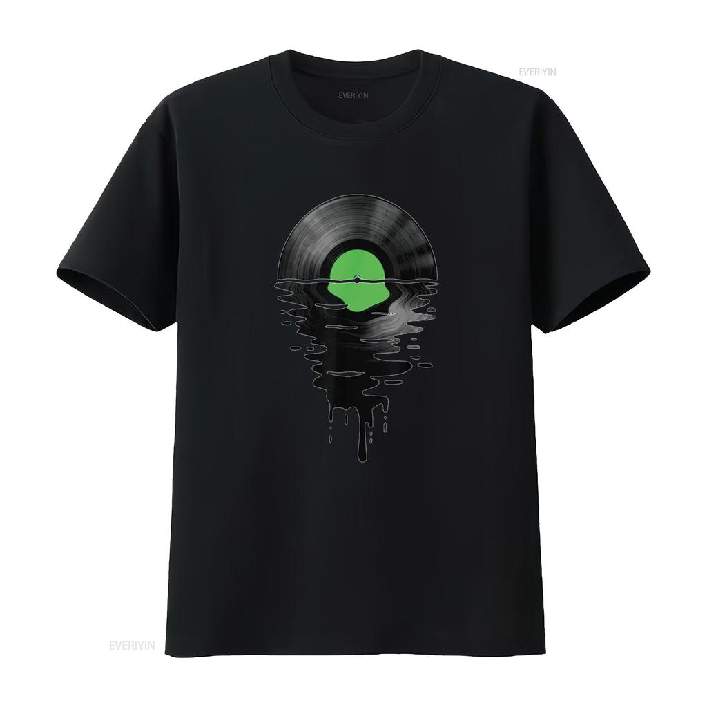 Mens Vinyl Record Music LP Classic 80s Sunset T Shirt White X Large vintage Washed Slightly streetwear Soft Casual Comfortable