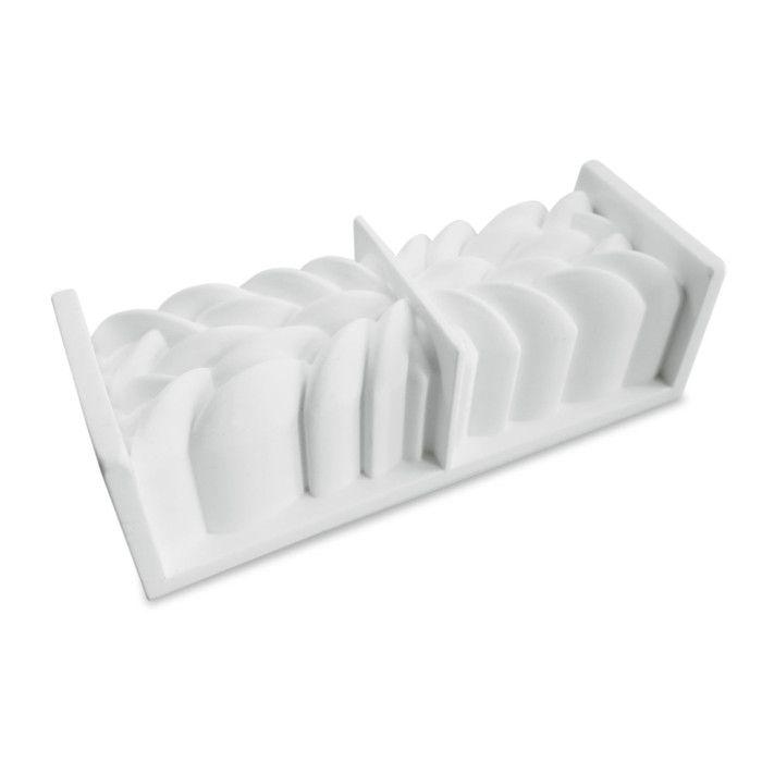 Moule à bûche - scrapcooking - 3d instant - en silicone - 25x8x8cm