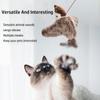 Electronic Interactive Flying Bird Cat Toys USB Pet Simulation Sparrow Toy  for Indoor Cats