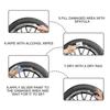 Wheel Rim Scratch Repair Kit Silver Wheel Rim Dent Remover Paint Wheel Rim Adhesive Wheel Rim care Accessories