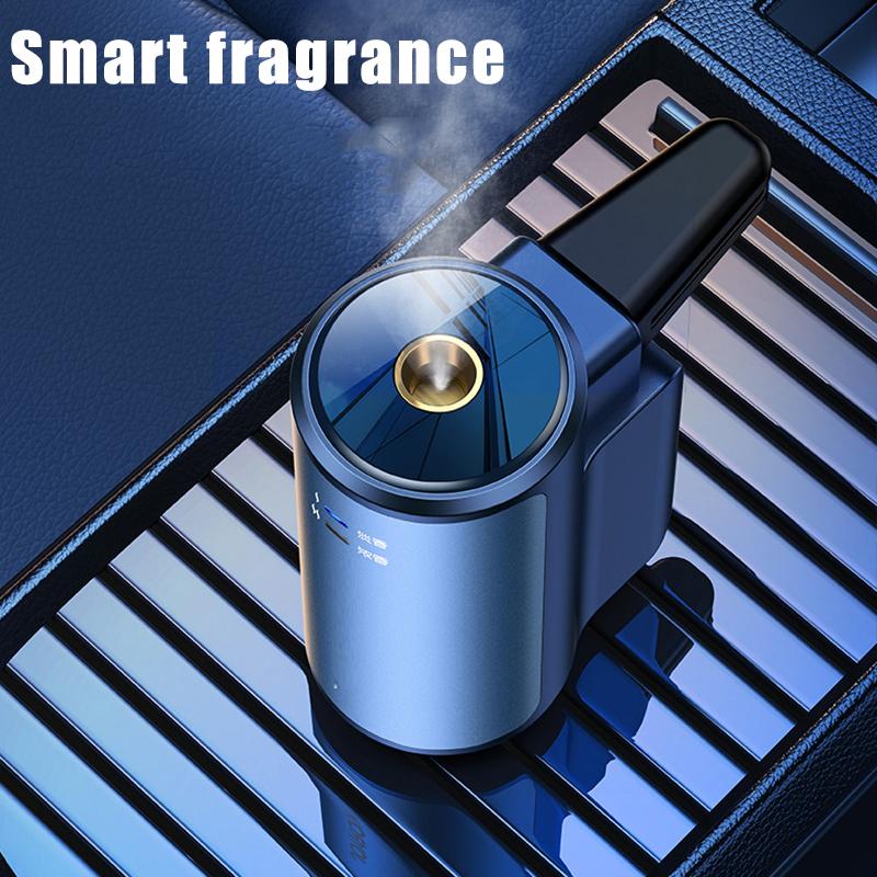 Electric Auto Air Diffuser Aroma Car Air Vent Humidifier Mist Wood Grain Oil Aromatherapy Car Air Freshener Perfume