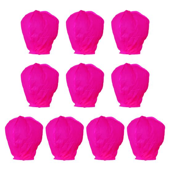 Yousheng 10 Pcs Paper Lanterns Large Chinese Lanterns To Write Messages Miniature Hot Air Balloons for Outdoor Events Celebrations