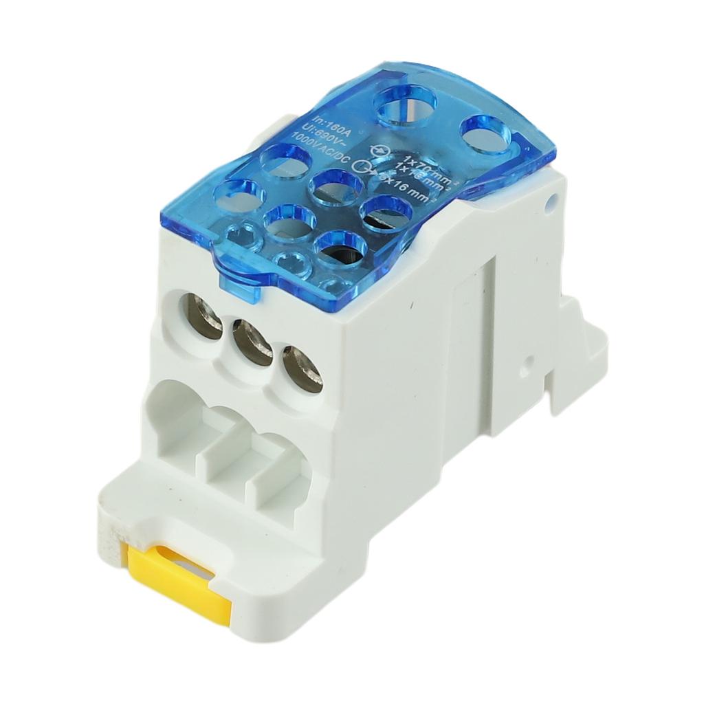 80A ~500A Electric Split Din Rail Terminal Block Junction Box Power Wire Electrical Connector Terminal Block Connector