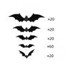 3D Wall Decals for Halloween - Self-Adhesive Removable Stickers for Doors Mirrors House Party Decorations