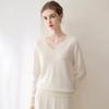 Kang Sai Ni 100% Cashmere Women's Slimming Sweater - Versatile Base Layer Knitwear