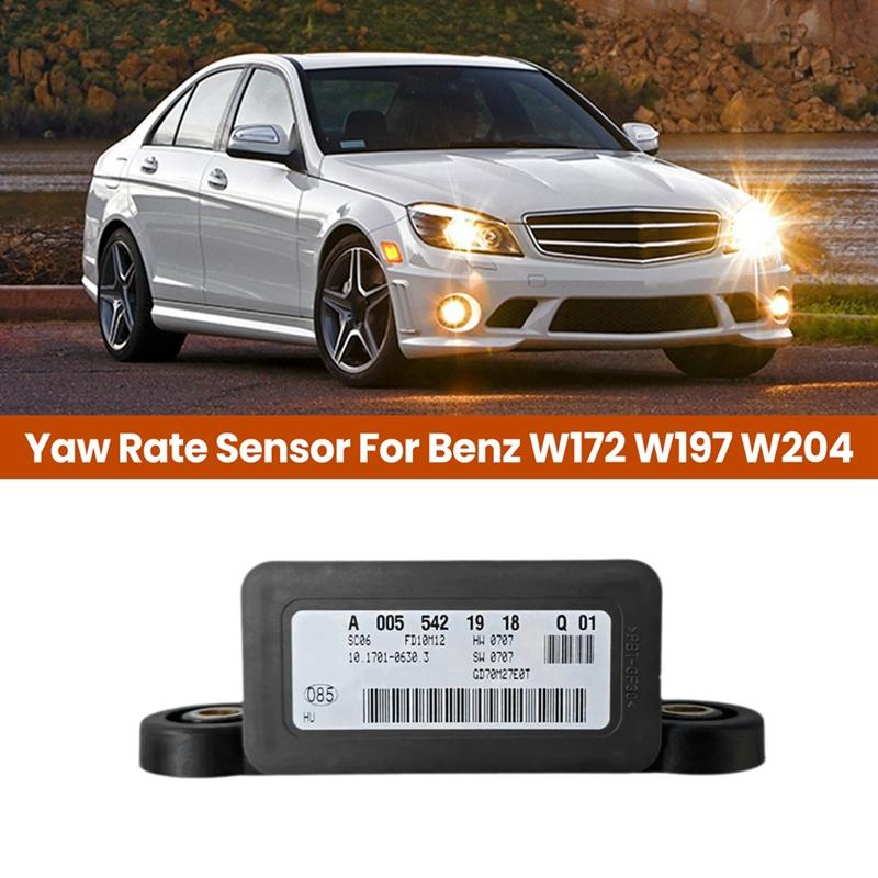 

0055421918 A0055421918 ESP Acceleration Yaw Rate Sensor For Mercedes Benz W172 W197 W204-A61M чёрный