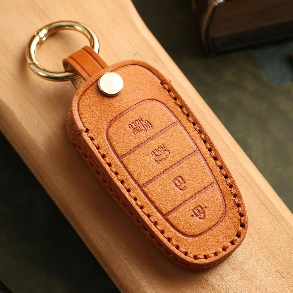 Kryt na klíč od auta na míru je vhodný pro kryt klíče moderní Fisty, tašku na klíč od auta Kustu, špičkovou pravou kůži.