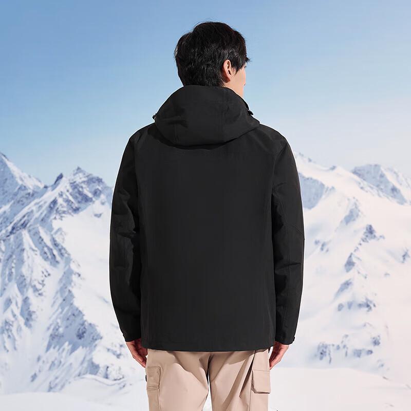 TOREAD Men's 3-in-1 Outdoor Warm Shell Jacket with Fleece Liner