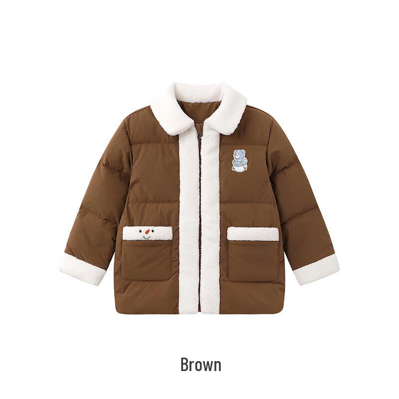 YEEHOO Boys' Color-Block Down Jacket