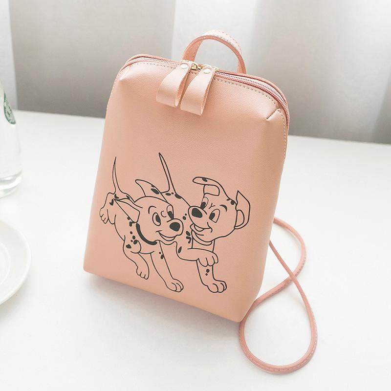 

Портативный рюкзак женская сумка 2025 новый кошелек для мобильного телефона подарок на плечо сумка-мессенджер маленькая сумка розовый