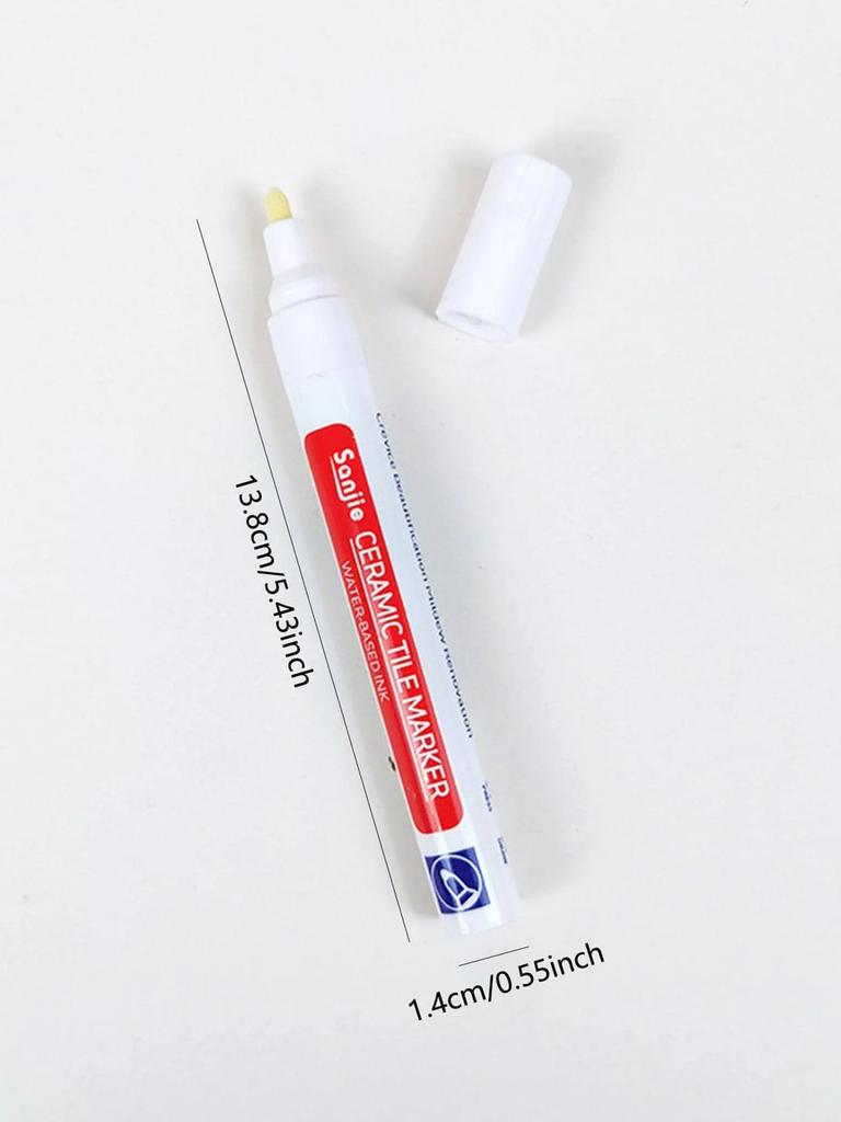 1PC   Ceramic Tile Bathroom Wall Floor Tile Gap Color Repair Anti-mildew Waterproof Whiteboard Color Repair Pen
