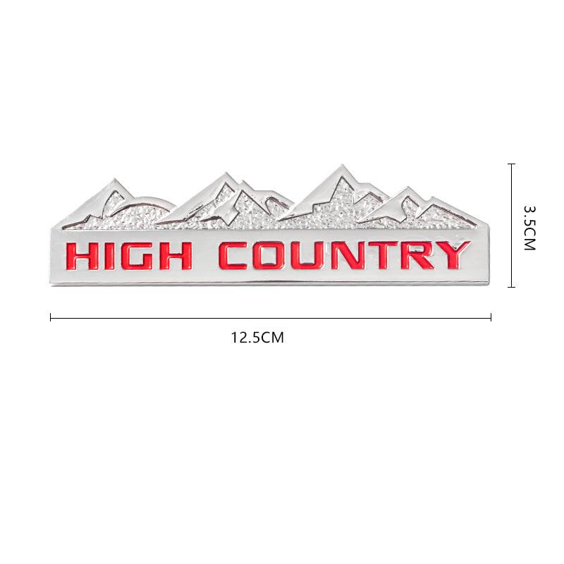 Metal Emblem Sticker Badge Body Trunk Snow Mountain Design Sticker For Jeep Wrangler Rubicon Renegade Compass Grand Cherokee jk