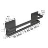 Jessite Punch-Free High-Low Double Towel Bar & Bathroom Slipper Rack