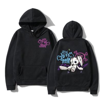 Arcane Jinx Hoodie Mode Mannen Harajuku Anime Konijn Aap Hoodies Grappig Schattig Cartoon Konijn Truien Sweatshirts Hoodies & Sweatshirts Heren