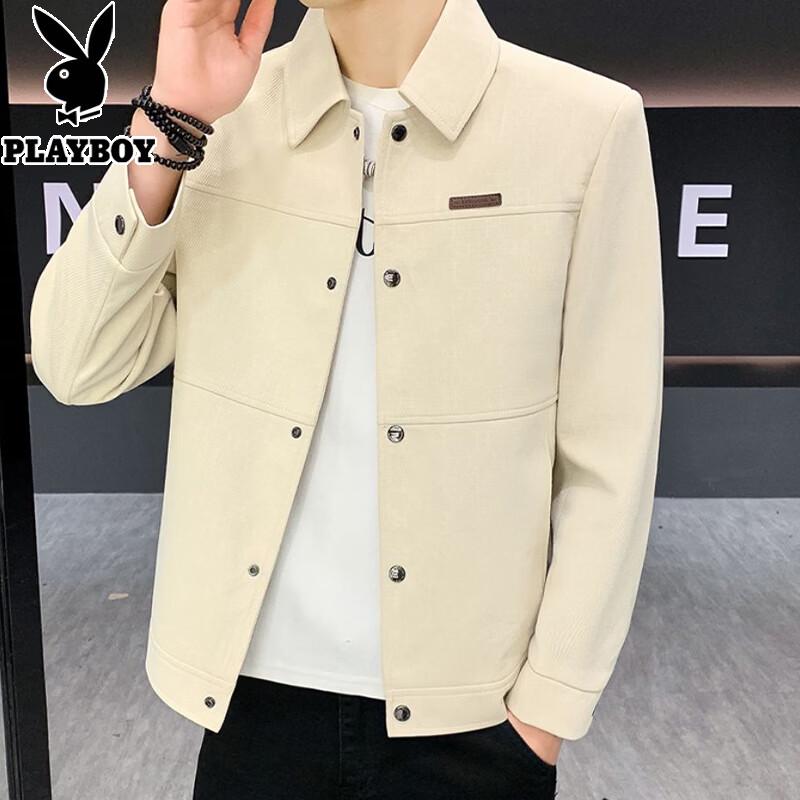 Playboy Men s Casual Slim Fit Lapel Jacket M