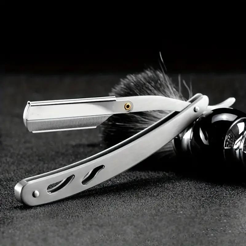 

1 шт. Многоцветный держатель для бритвы из нержавеющей стали для бритья у барбера Прочный Стильный Идеально подходит для бритья мужской бороды Салонные парикмахерские аксессуары