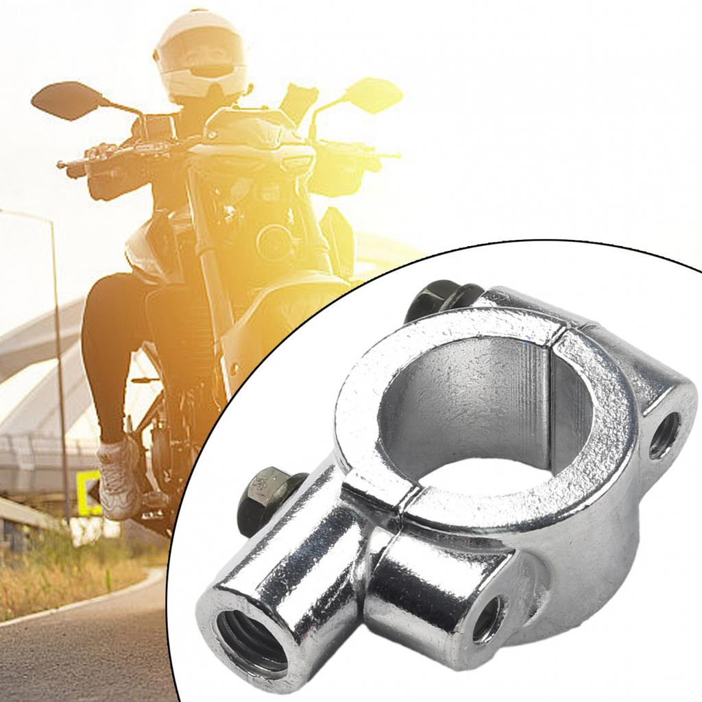 Mirrors Mount Holder Motorcycle 10MM 7/8\" 1PCS Accessories