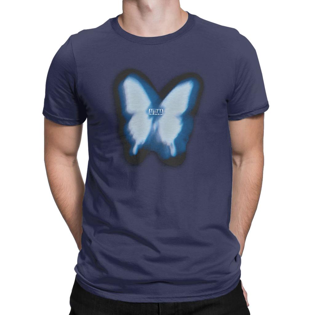 Butterfly Aitana T Shirt Beach  Vintage T Shirts Cotton Hipster Tshirt For Unisex Short Sleeve Print Clothes
