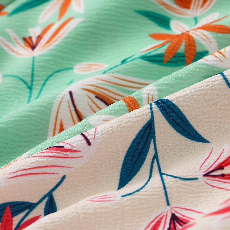 Ropa interior para hombre hecha de algodón puro y calzoncillo transpirable rosa lindo floral sexy