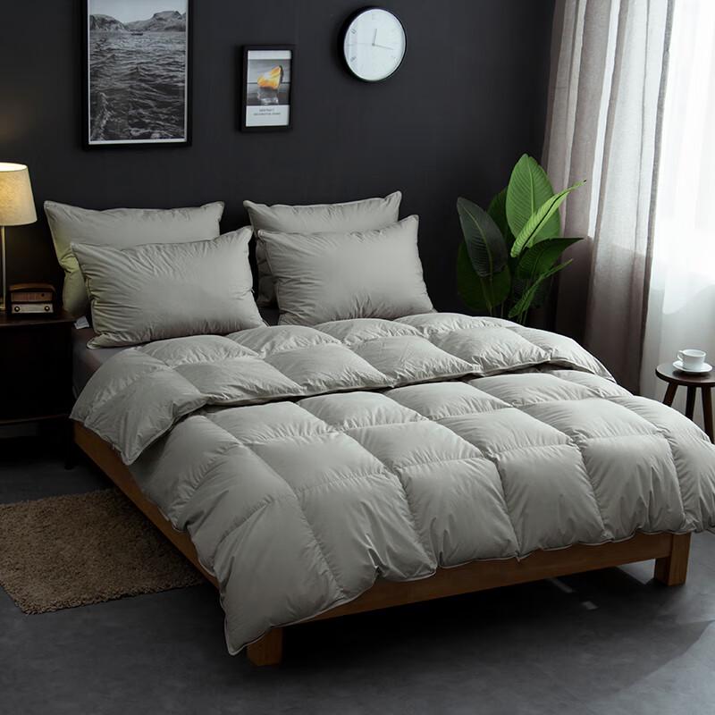 All-Cotton Warm Core White Goose Down Comforter