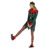 The new Christmas elf women's suit bar party atmosphere sets off the Christmas lady holiday dress